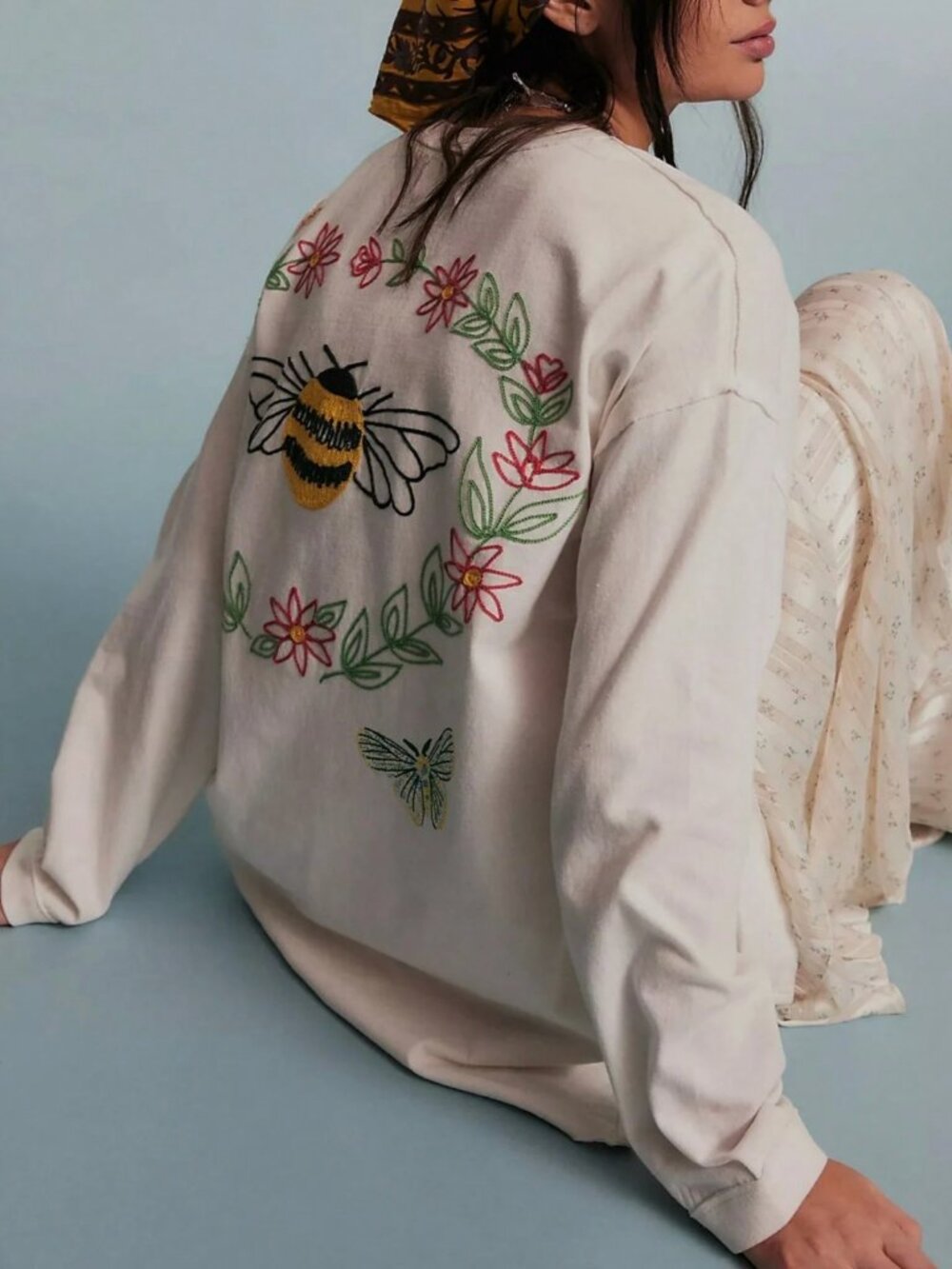 BOUTIQUE NATURE THEME LONG SLEEVE TOP